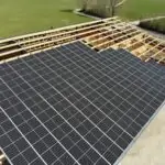 Toiture solaire en cours
