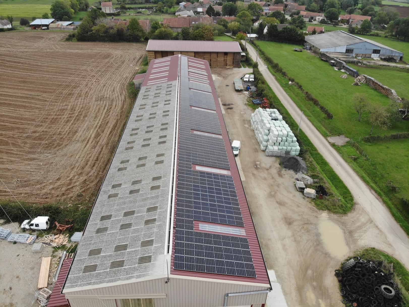 hangar agricole solaire